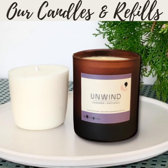 Candles Refills Natural Handmade UK
