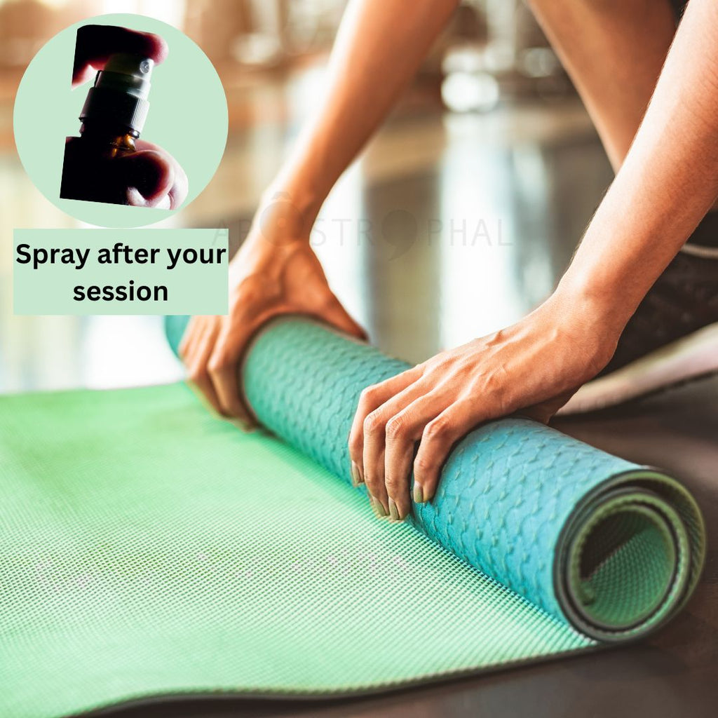 Yoga Mat Spray 100% Natural Wellness Ritual Sustainable Anti-microbial Anti-bacterial