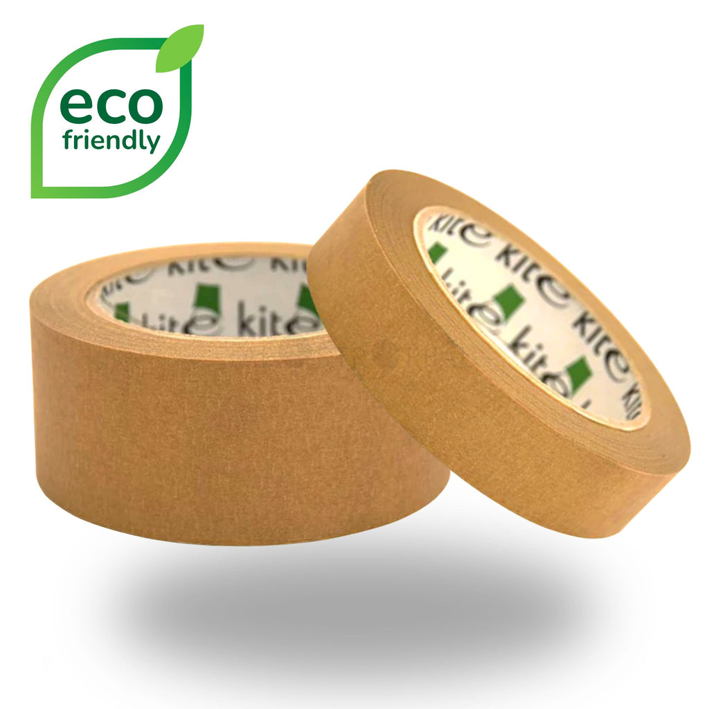 Paper Packaging Tape Brown Kraft Self adhesive Eco-Friendly 48 mm x 50 M