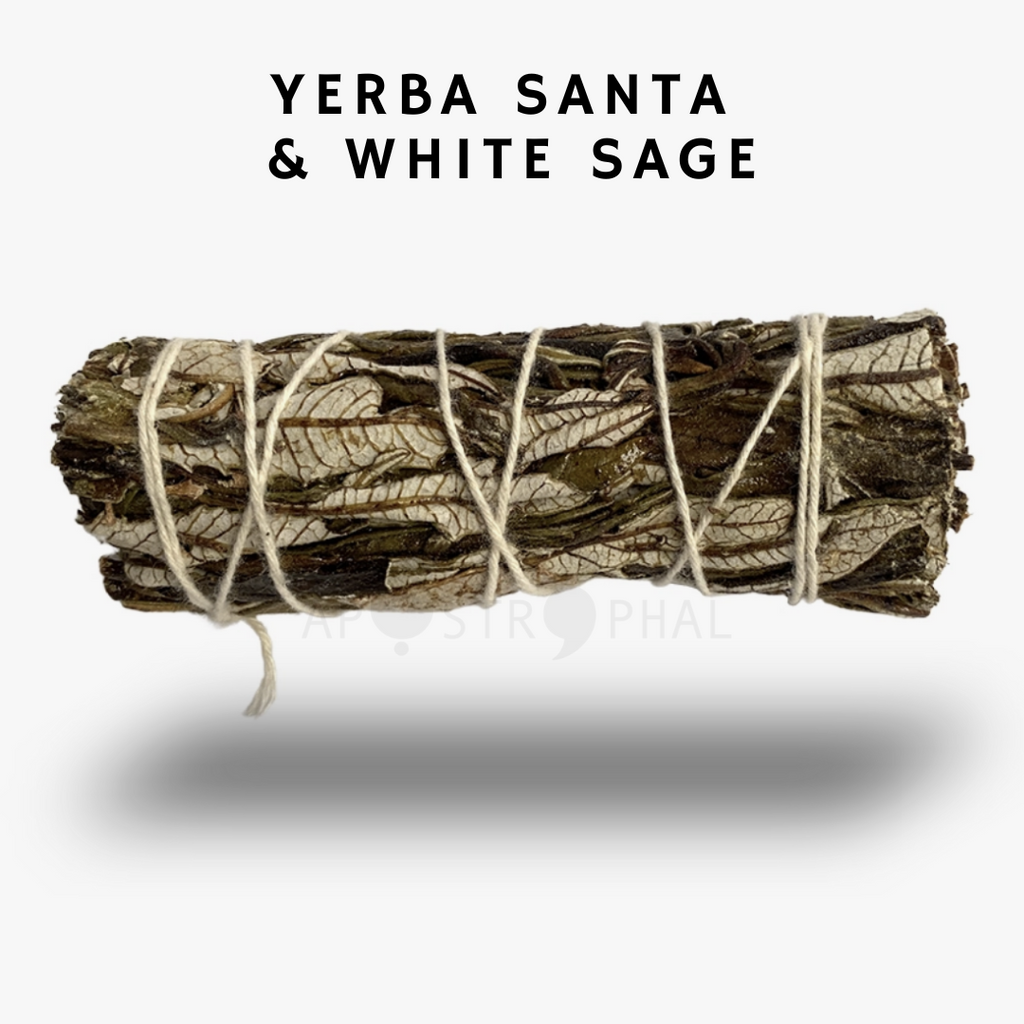 Trio Black & White Sage Smudge Yerba Santa Pink Sunflower Meditation Healing Protection