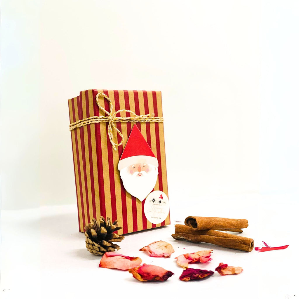 Christmas Gift Chocolate Pecan Nut Spread Refillable Candle Handmade Zero Waste
