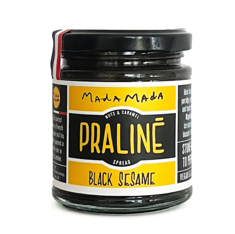 Black Sesame Praliné Paste Spread 100% Natural Artisan Handmade in the UK