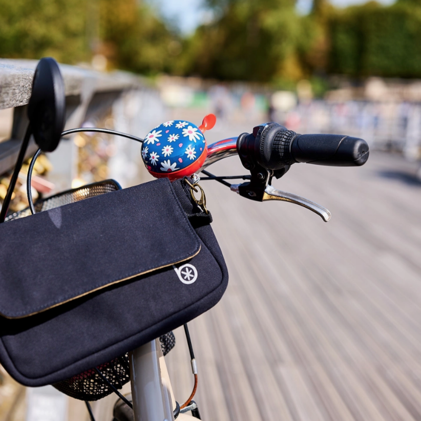 Bike Bag Handlebar Crossbody Pouch Saddle Luggage Rack Recycled Cotton Unisex