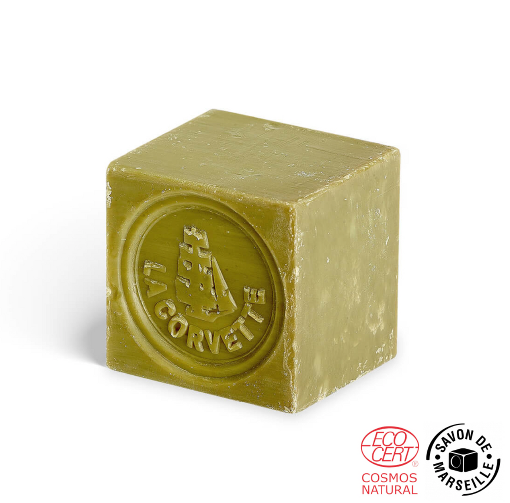 2x Marseille Soap 100% Organic Traditional Cube - 70% Olive Oil 200g Palm Oil Free