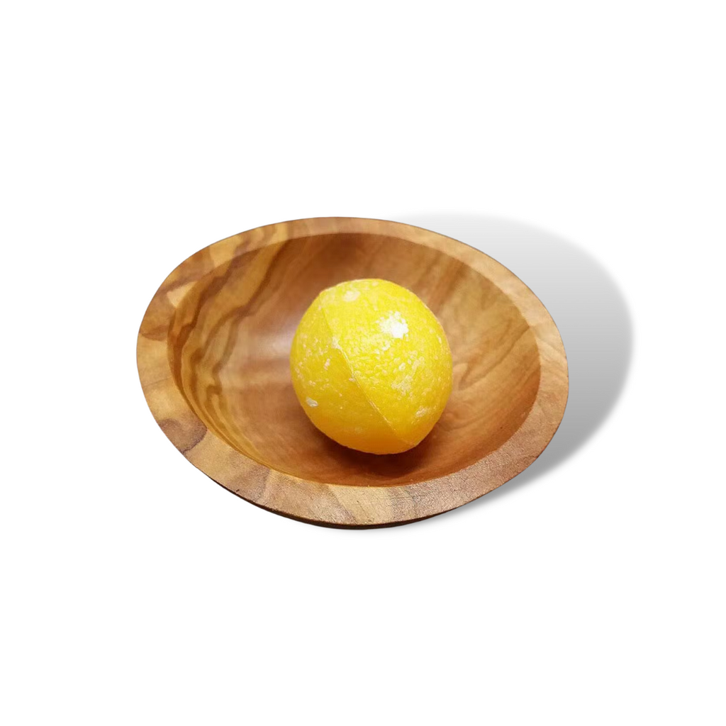 Olive Wood Soap Dish Round