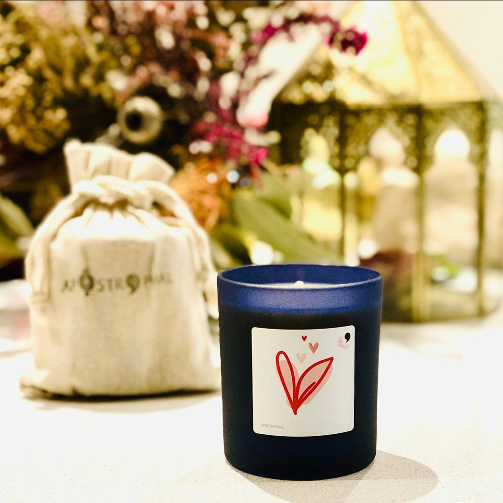 Sending Love Refillable Artisan Candle Natural Eco Friendly Spiced Chai & Orange