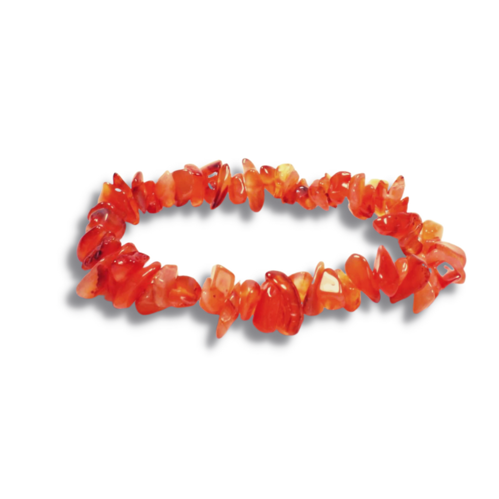 Red Carnelian chips Bracelet
