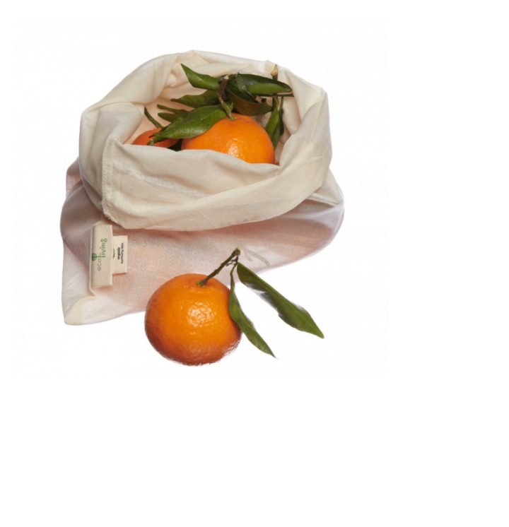 Organic Produce Bags & Bread Bag - 3 Pack