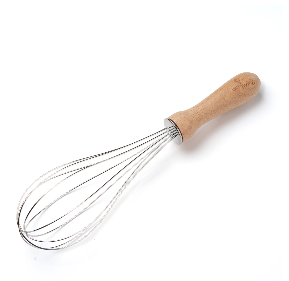 Whisk with Sustainable Beech Wood Handle