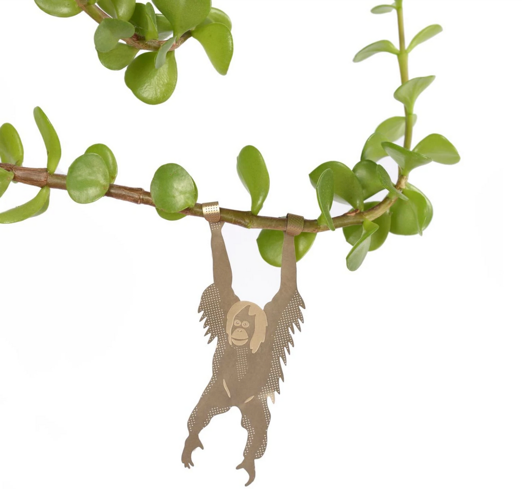 Plant Bouquet Animal Decoration Hanging Orangutan UK Design