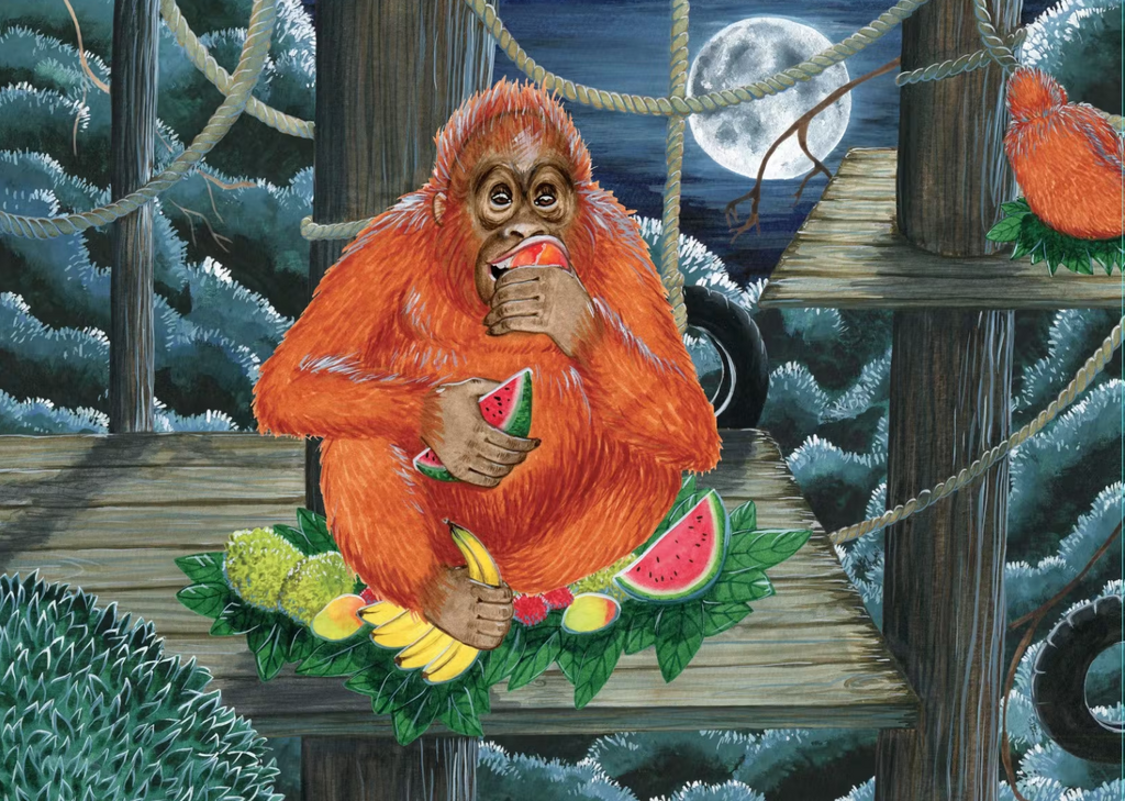 Gift Environmental Education Kids Book & Plush Orangutan Buddy’s Rainforest Rescue