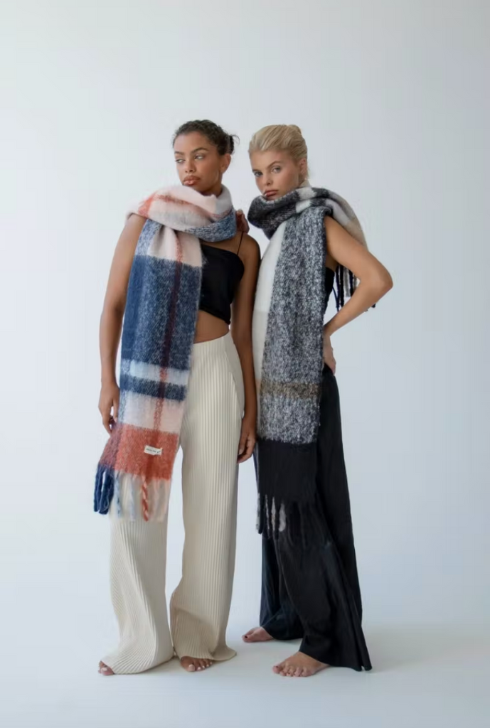 The Stockholm Scarf Super Soft Upcycled Fabrics & Recycled Plastic