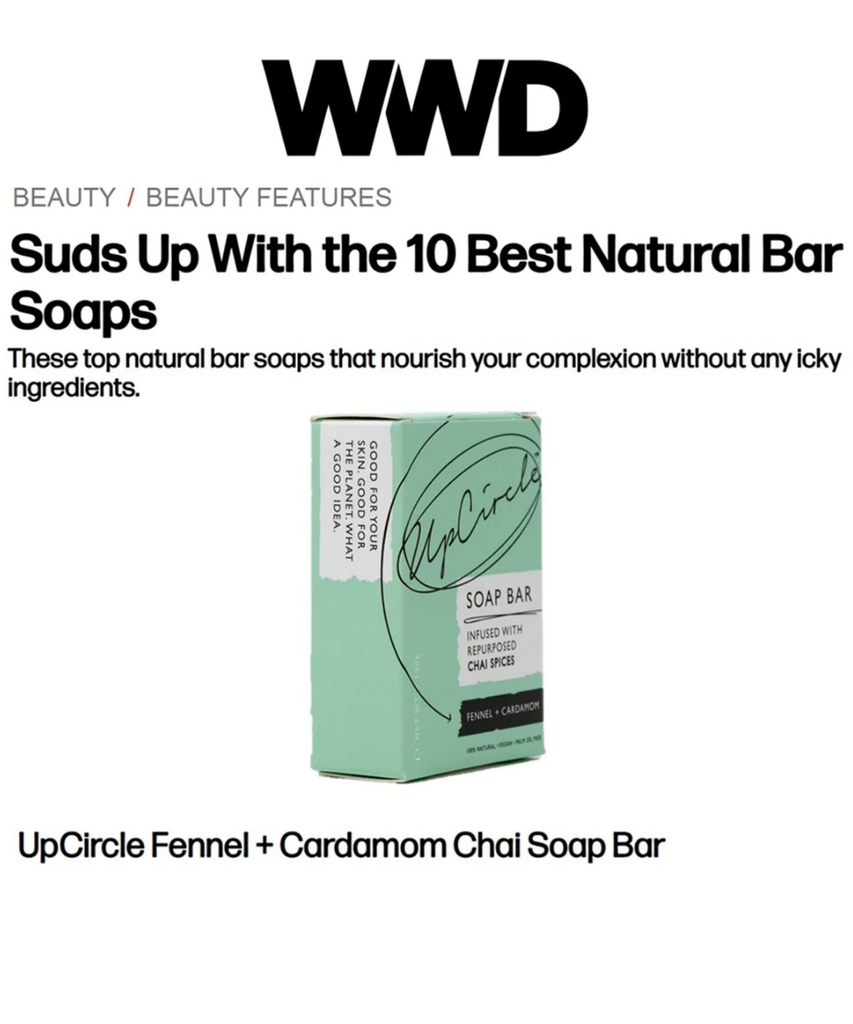 UPCIRCLE Face & Body Soap Bar Fennel + Cardamom Chai