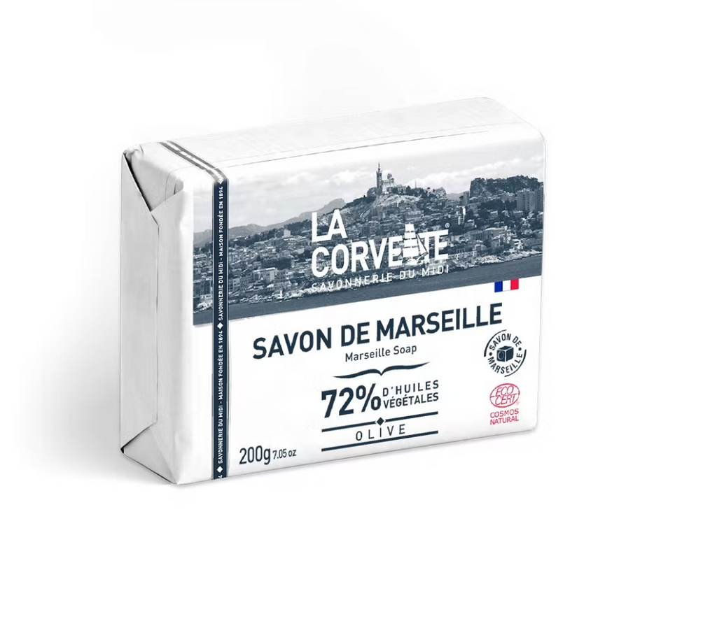 100% Traditional Organic Marseille Soap Bar 200g- Palm Oil Free