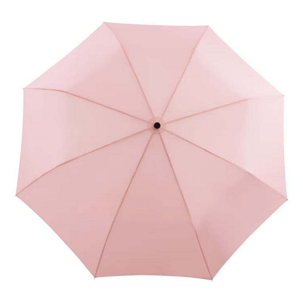 Windproof Rainproof Umbrella Duck Head Handle Compact Eco-Friendly Recycled Pink