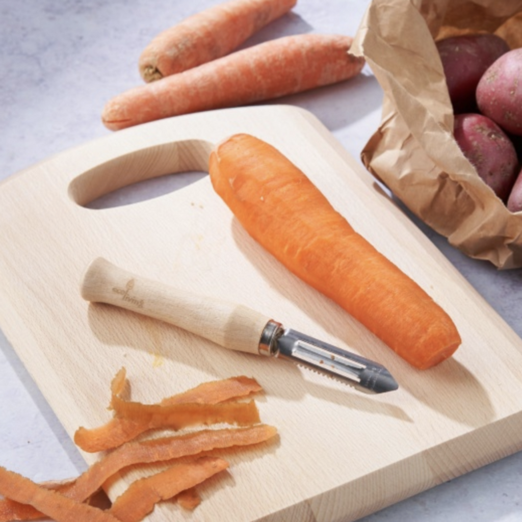 Potato Vegetable Peeler Sustainable Beech Wood Plastic Free