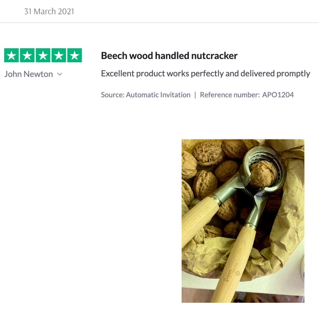Sustainable Beech Wood Nutcracker Plastic Free